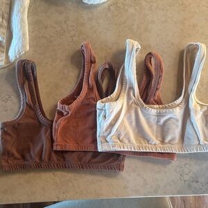 ARQ BUNDLE SIZE MEDIUM Women's Intimates Bras in Brown and Cream